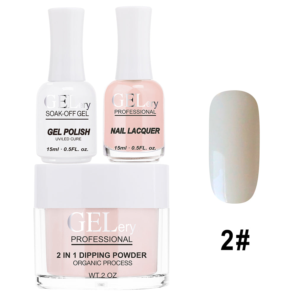 GELery 3 in 1 Trio Set - Gel, Lacquer, & Dip - #002