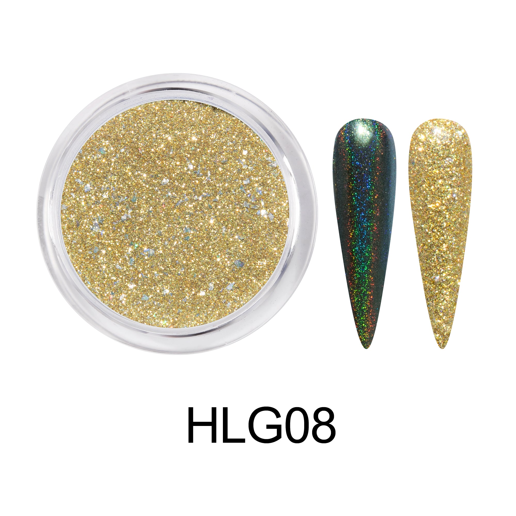 EXTREME+ Holo Chrome Dip Powder - #008