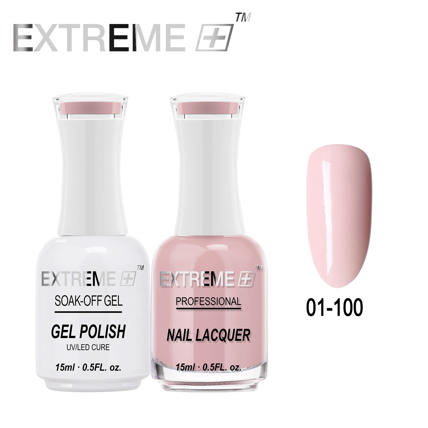 EXTREME+ All-in-One Gel Polish and Nail Lacquer Matching Duo #G001