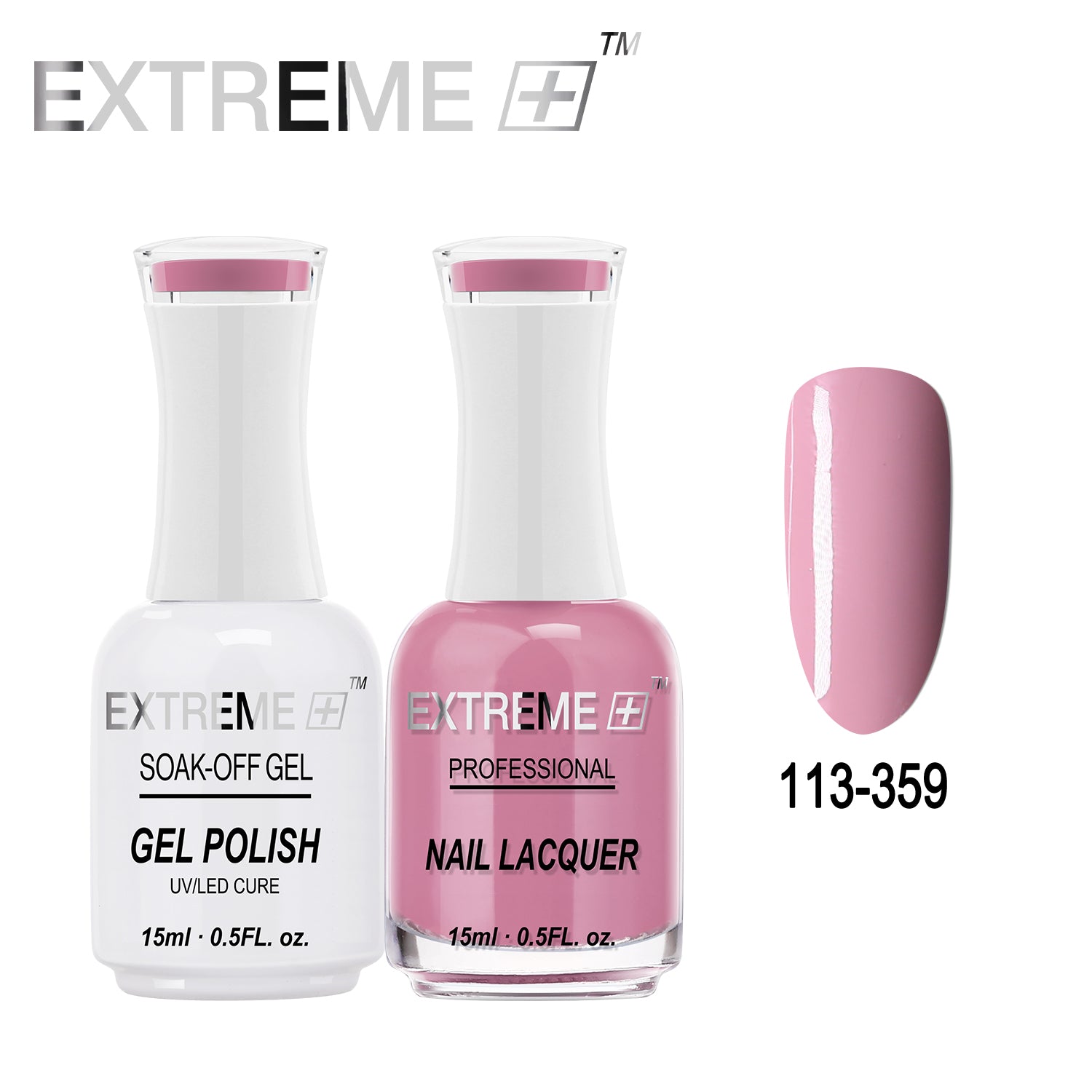 EXTREME+ All-in-One Gel Polish and Nail Lacquer Matching Duo #G113