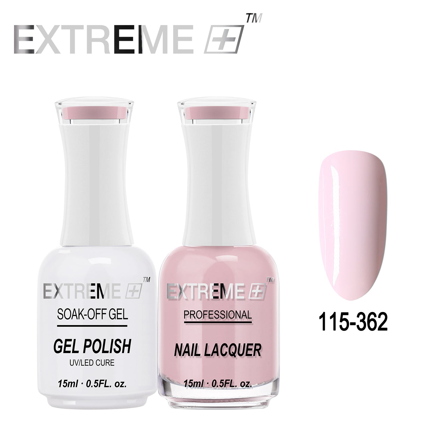 EXTREME+ All-in-One Gel Polish and Nail Lacquer Matching Duo #G115