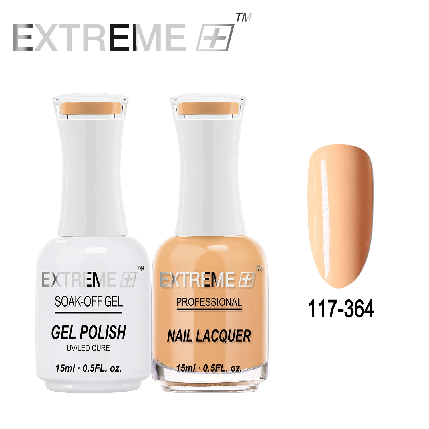 EXTREME+ All-in-One Gel Polish and Nail Lacquer Matching Duo #G117