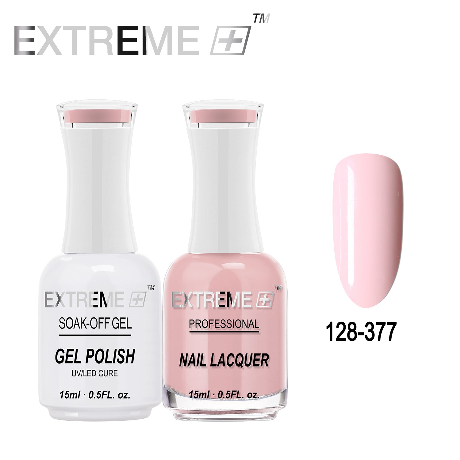 EXTREME+ All-in-One Gel Polish and Nail Lacquer Matching Duo #G128