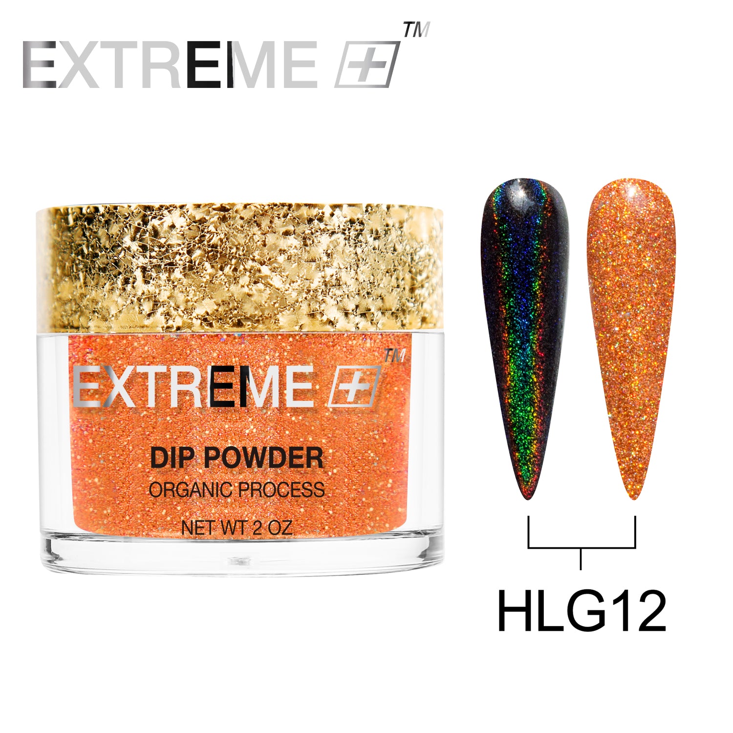 EXTREME+ Holo Chrome Dip Powder - #012