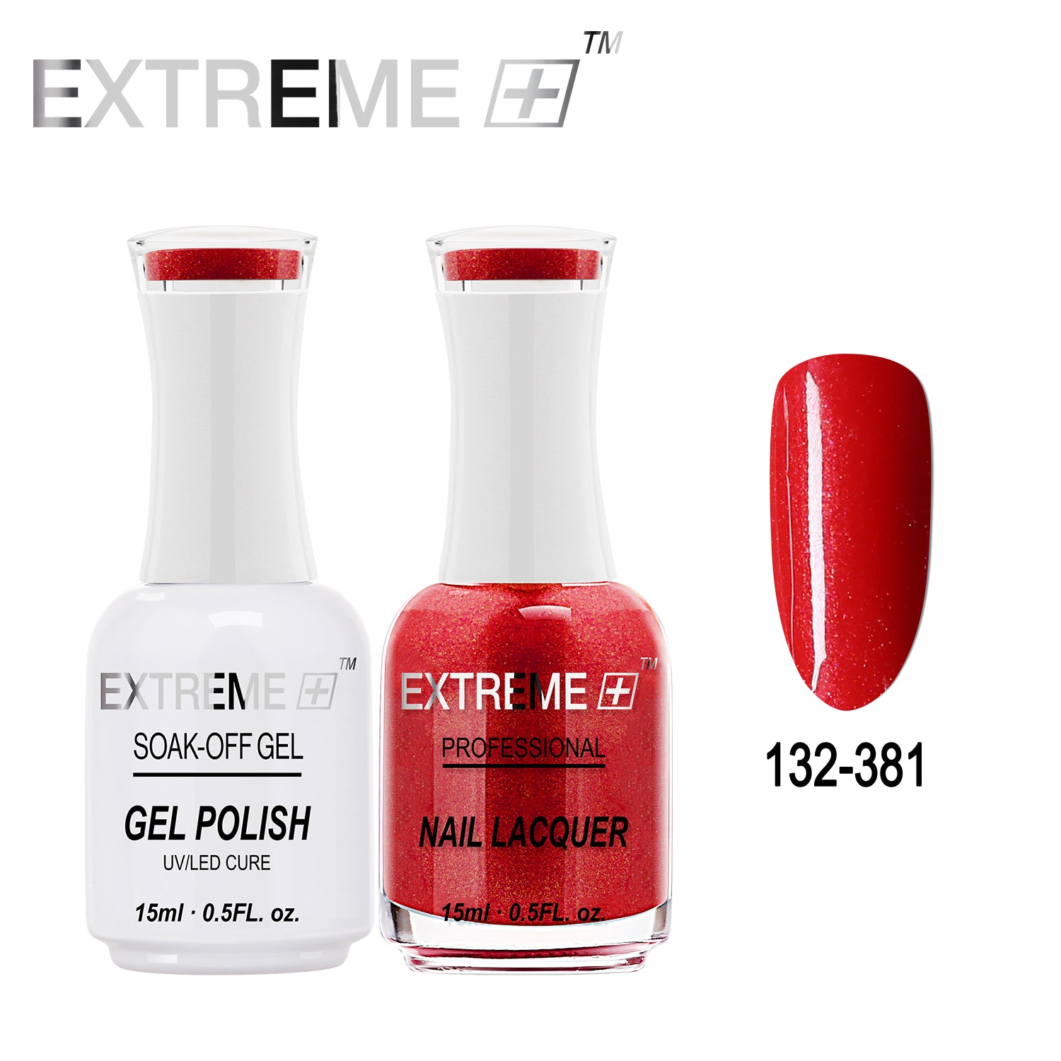 EXTREME+ All-in-One Gel Polish and Nail Lacquer Matching Duo #G132