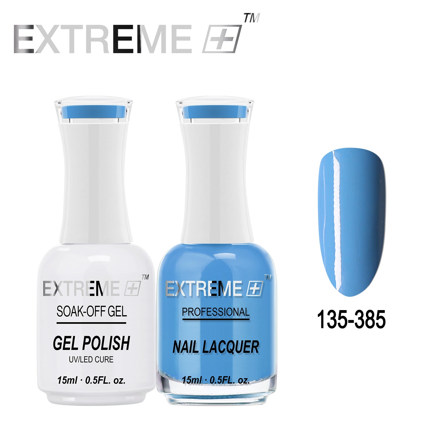 EXTREME+ All-in-One Gel Polish and Nail Lacquer Matching Duo #G135