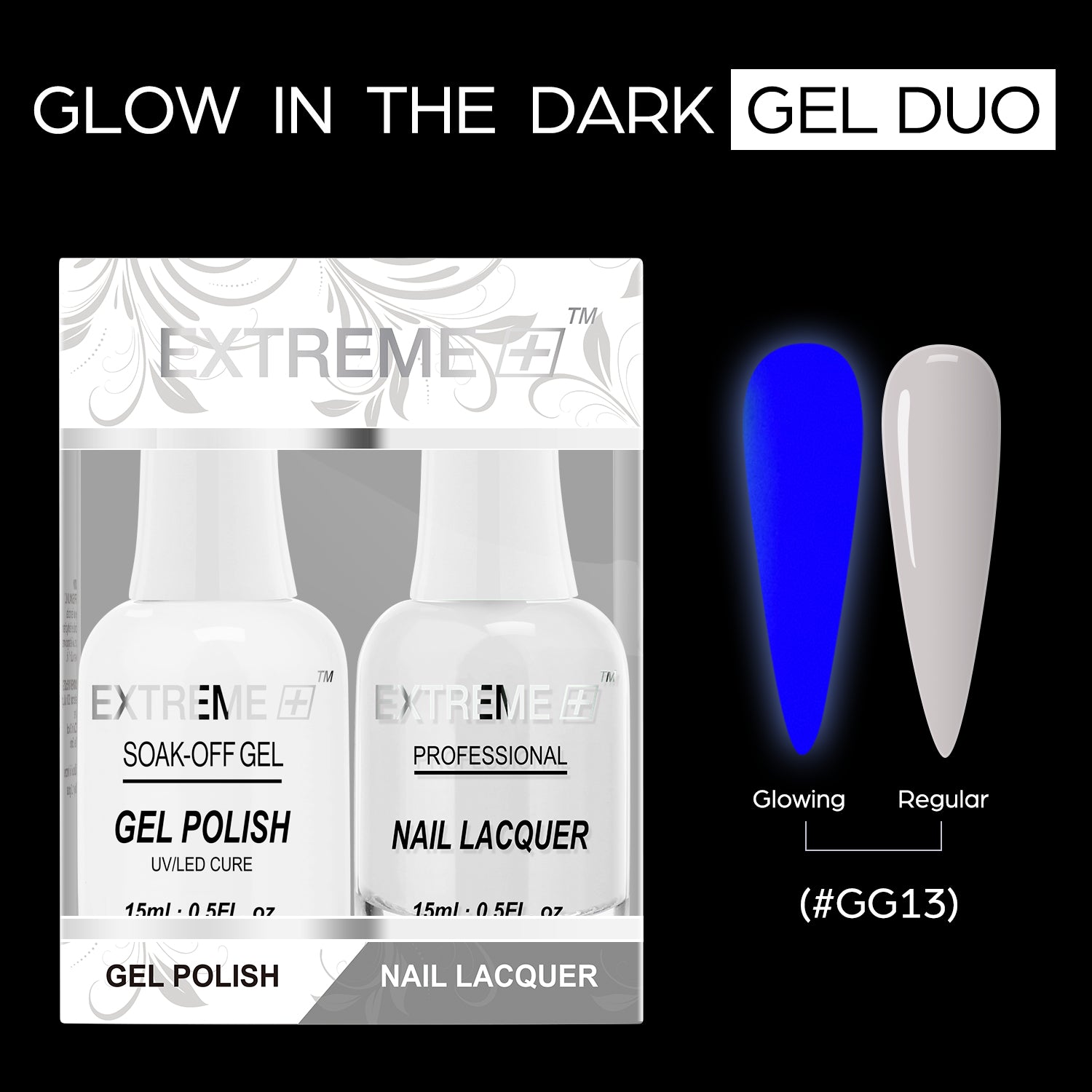 EXTREME+ Glow in the Dark Gel Matching Lacquer - #013