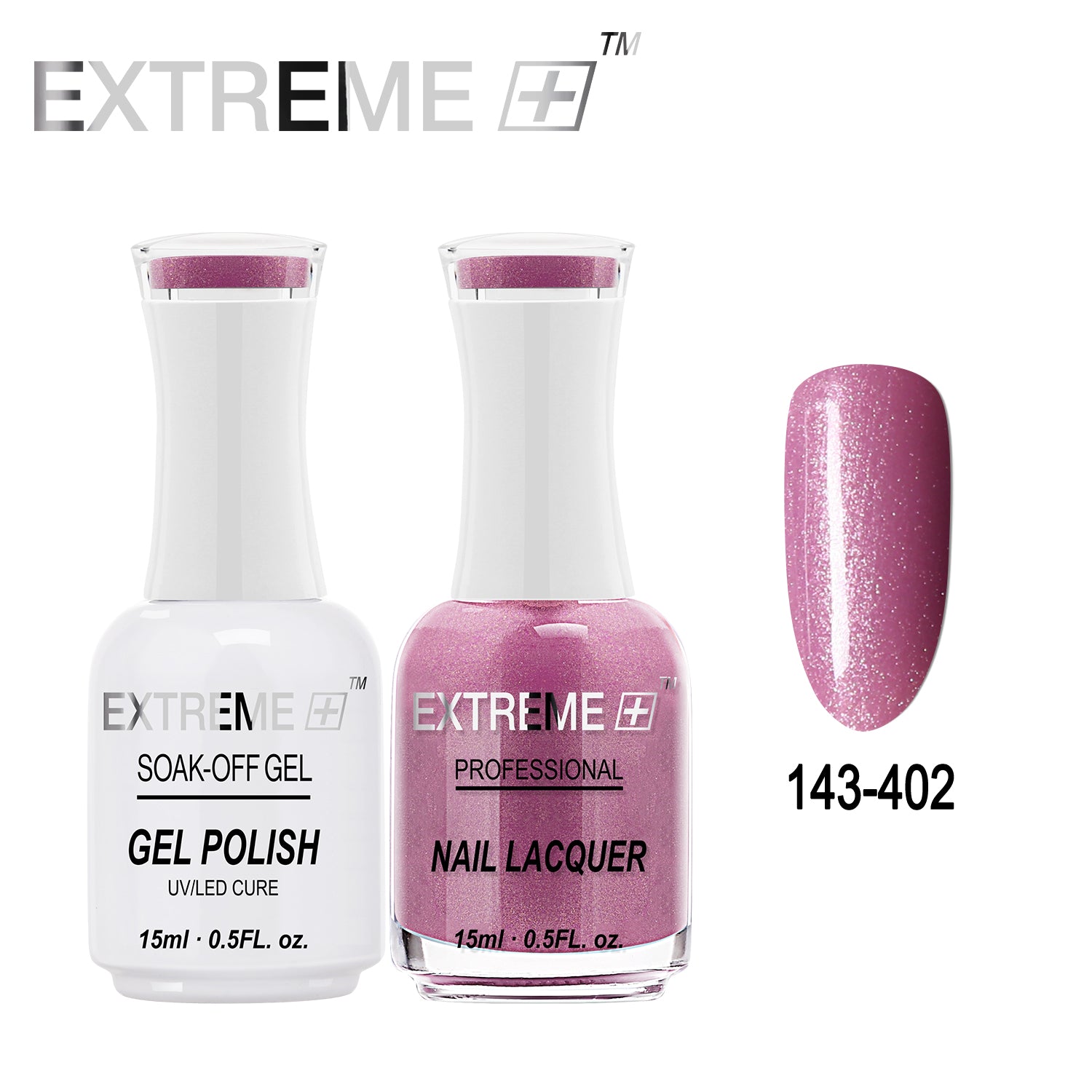 EXTREME+ All-in-One Gel Polish and Nail Lacquer Matching Duo #G143