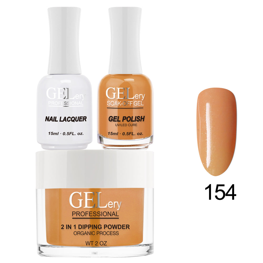 GELery 3 in 1 Trio Set - Gel, Lacquer, & Dip - #154