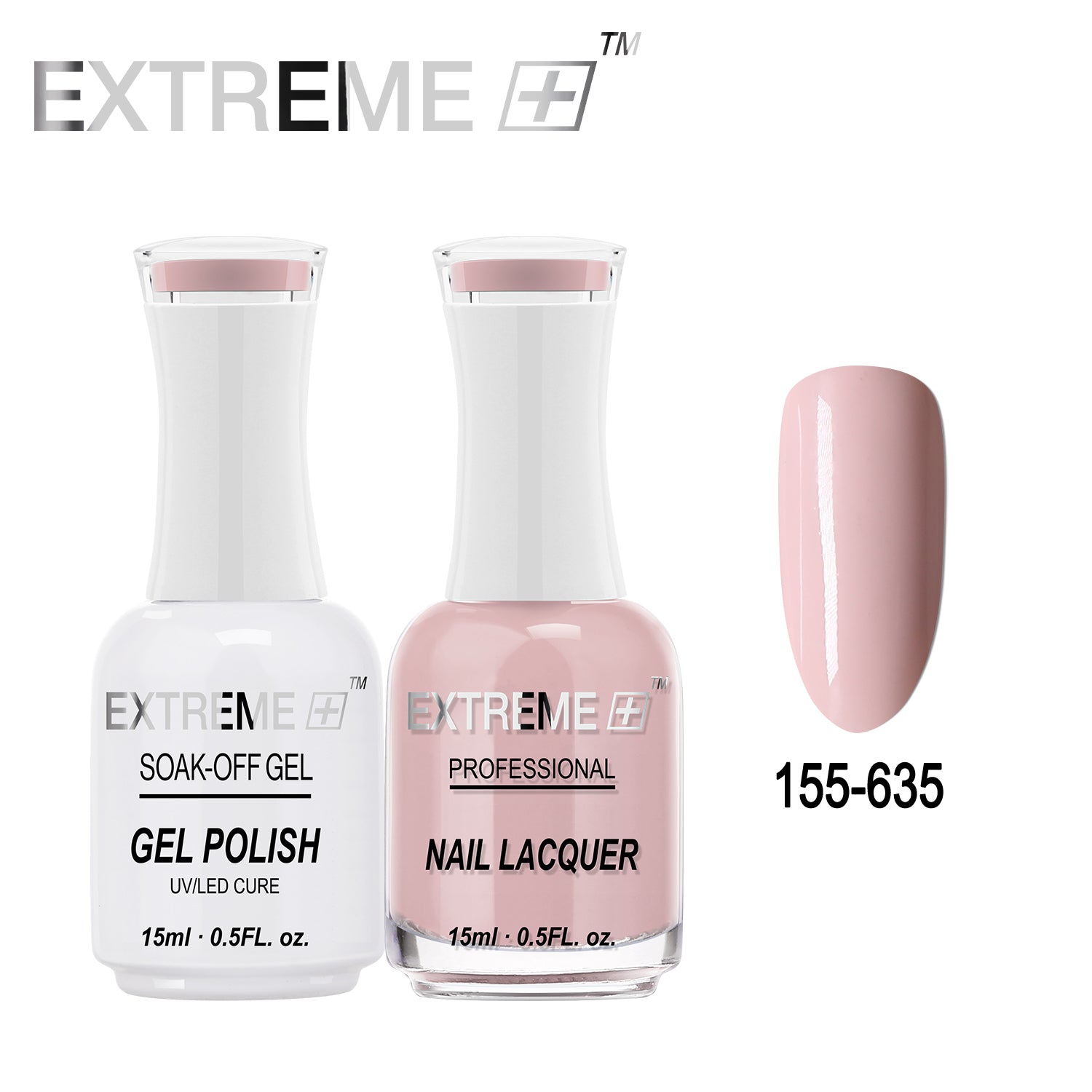 EXTREME+ All-in-One Gel Polish and Nail Lacquer Matching Duo #G155