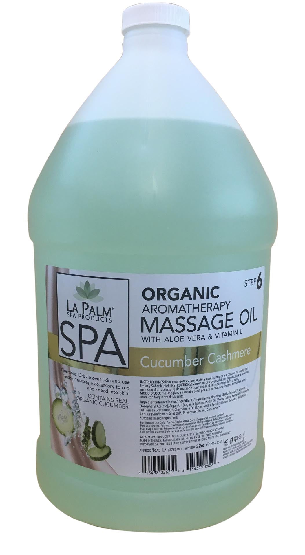 La Palm -  Massage Oil - Cucumber