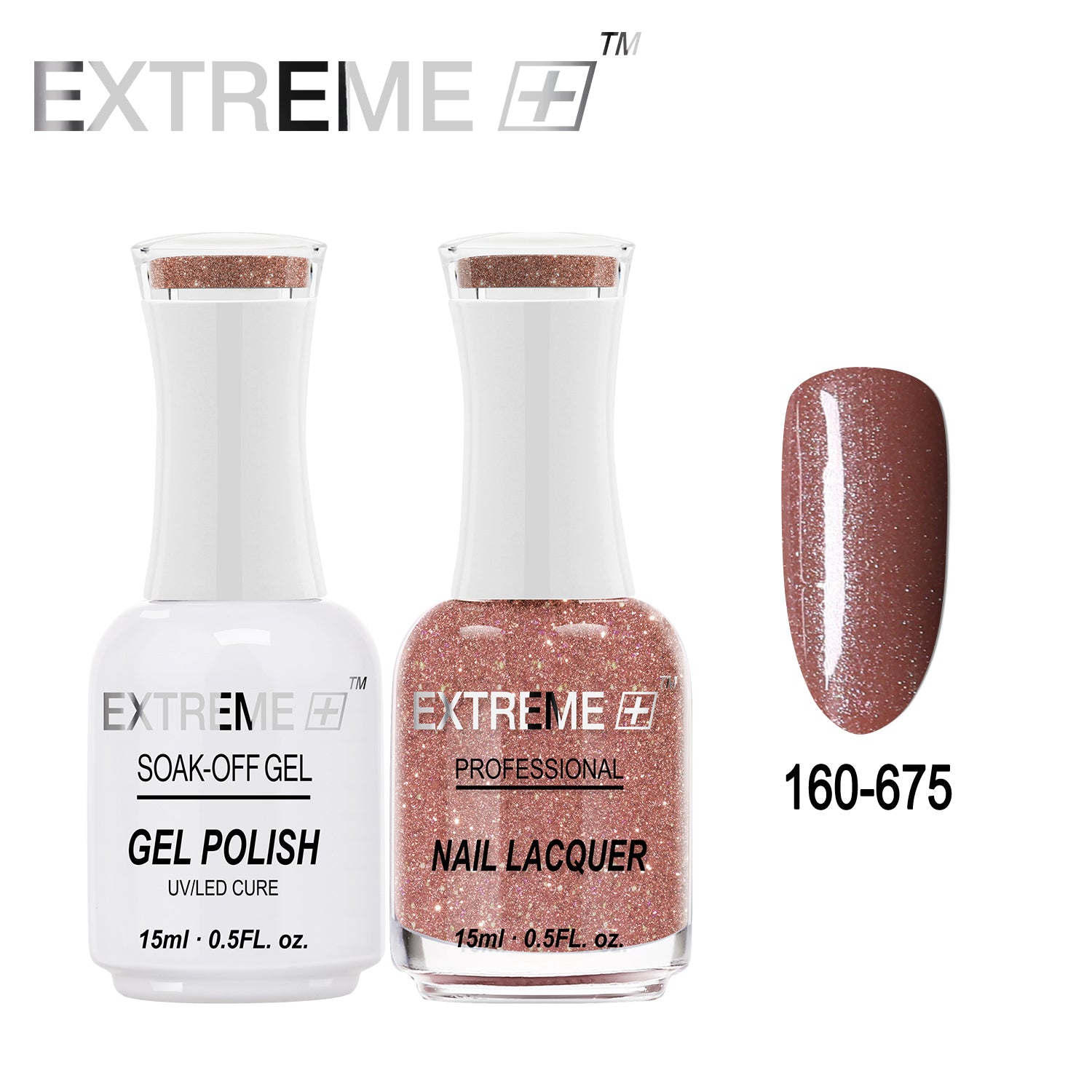 EXTREME+ All-in-One Gel Polish and Nail Lacquer Matching Duo #G160