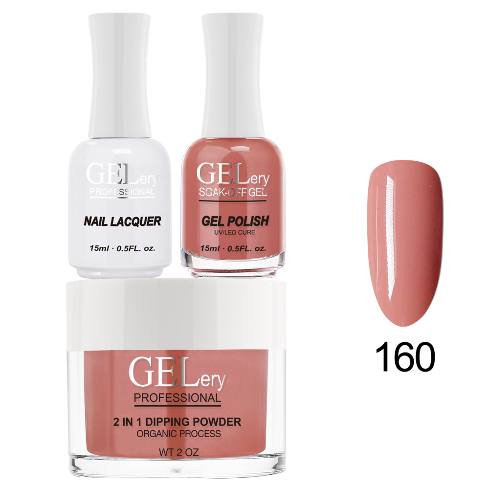 GELery 3 in 1 Trio Set - Gel, Lacquer, & Dip - #160