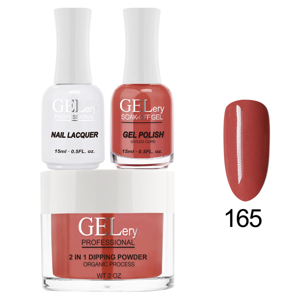 GELery 3 in 1 Trio Set - Gel, Lacquer, & Dip - #165