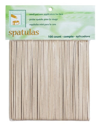 Clean Easy Wooden Wax Sticks Small Disposable Spatula