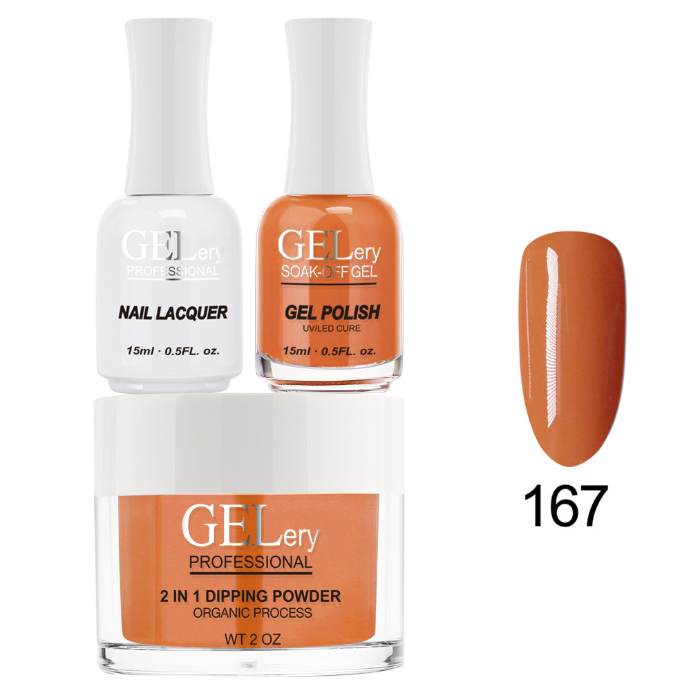 GELery 3 in 1 Trio Set - Gel, Lacquer, & Dip - #167