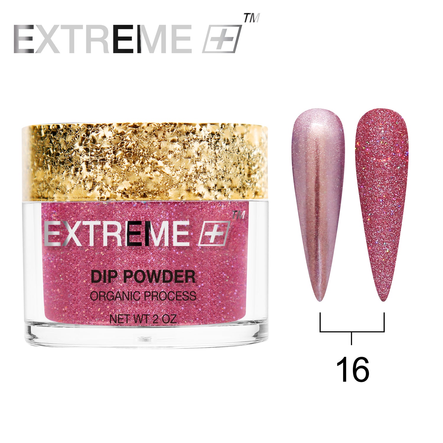 EXTREME+ Holo Chrome Dip Powder - #016