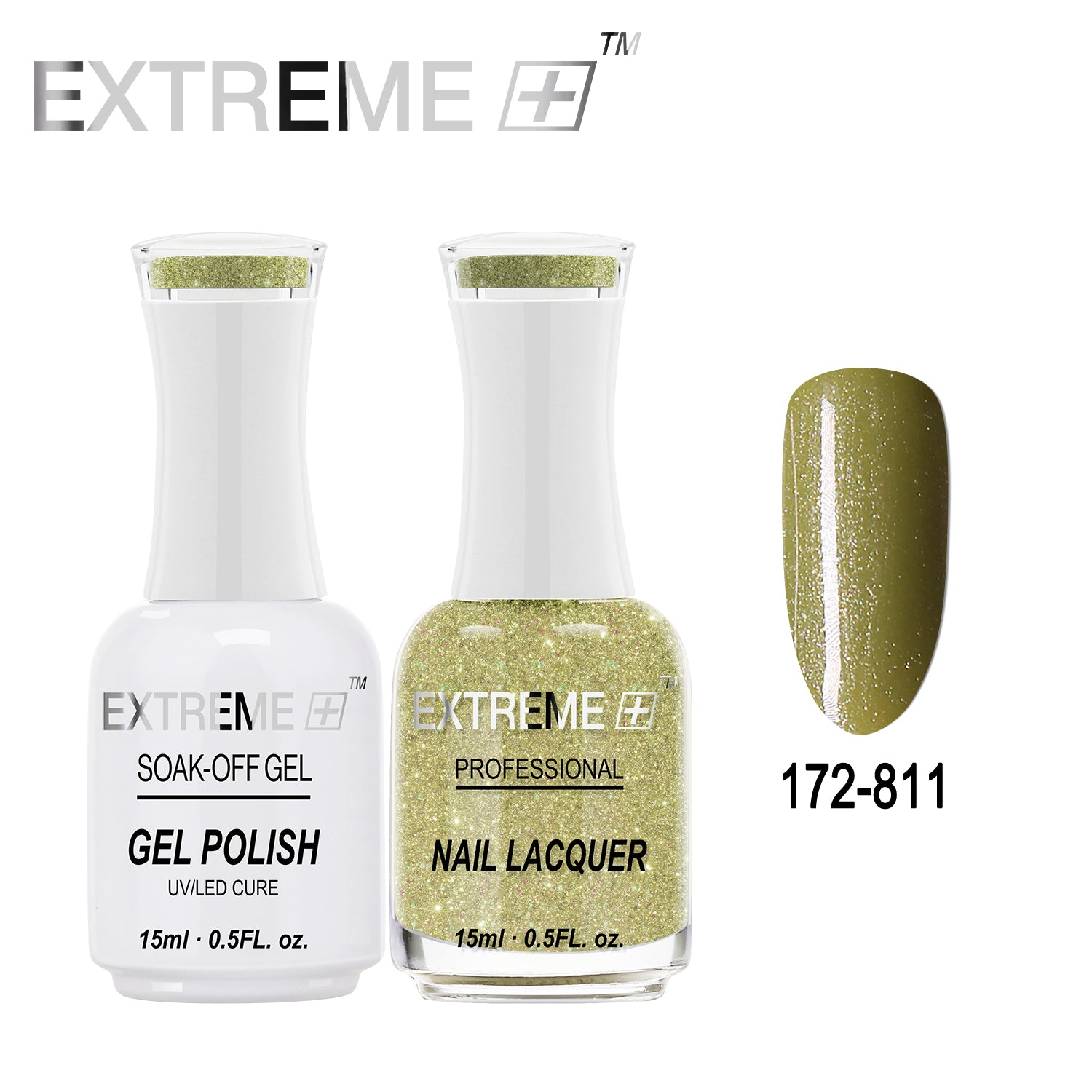 EXTREME+ All-in-One Gel Polish and Nail Lacquer Matching Duo #G172