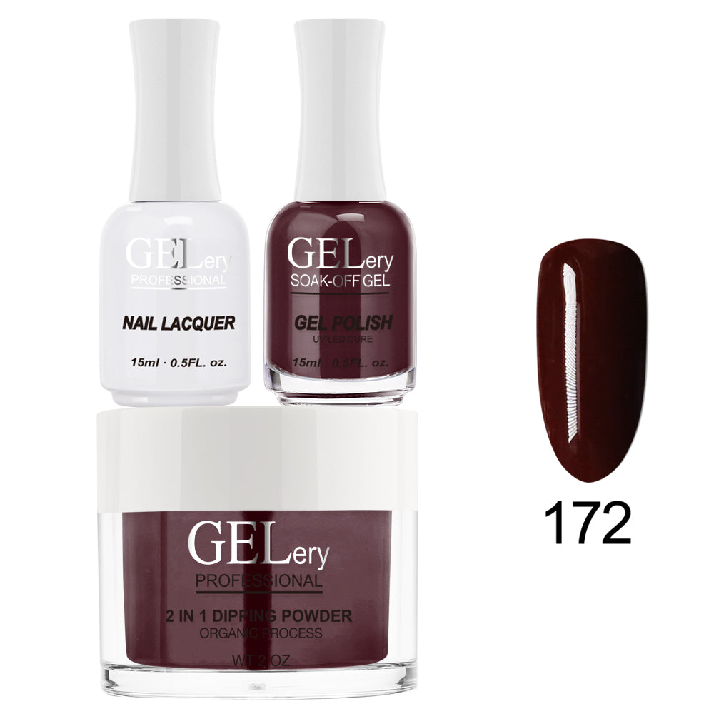 GELery 3 in 1 Trio Set - Gel, Lacquer, & Dip - #172