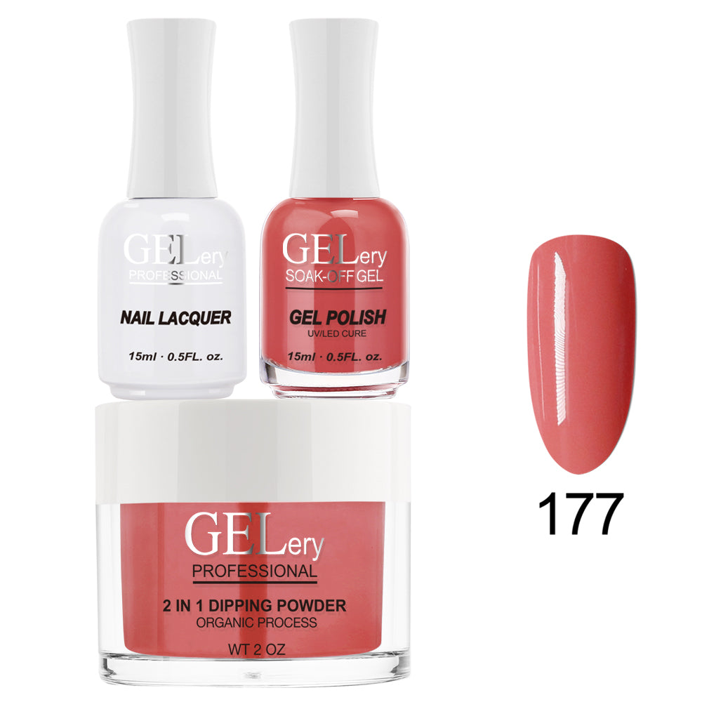 GELery 3 in 1 Trio Set - Gel, Lacquer, & Dip - #177