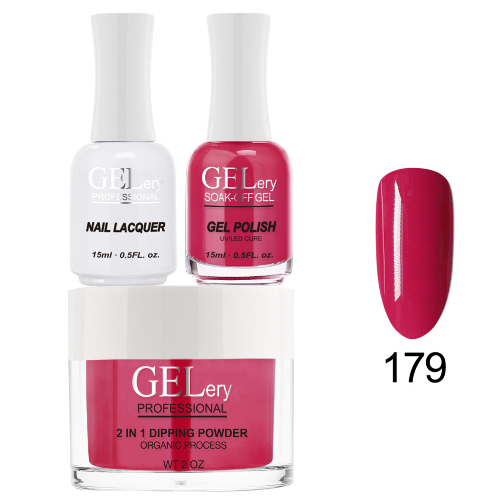 GELery 3 in 1 Trio Set - Gel, Lacquer, & Dip - #179