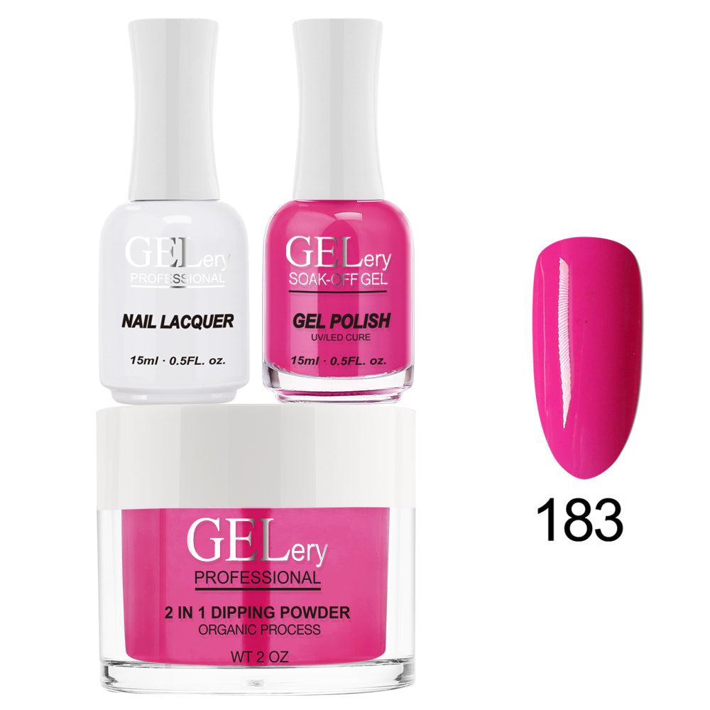 GELery 3 in 1 Trio Set - Gel, Lacquer, & Dip - #183