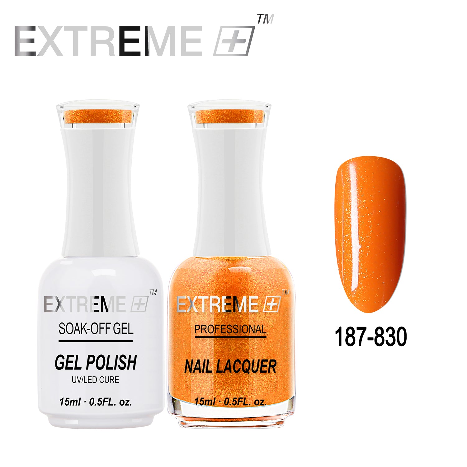 EXTREME+ All-in-One Gel Polish and Nail Lacquer Matching Duo #G187