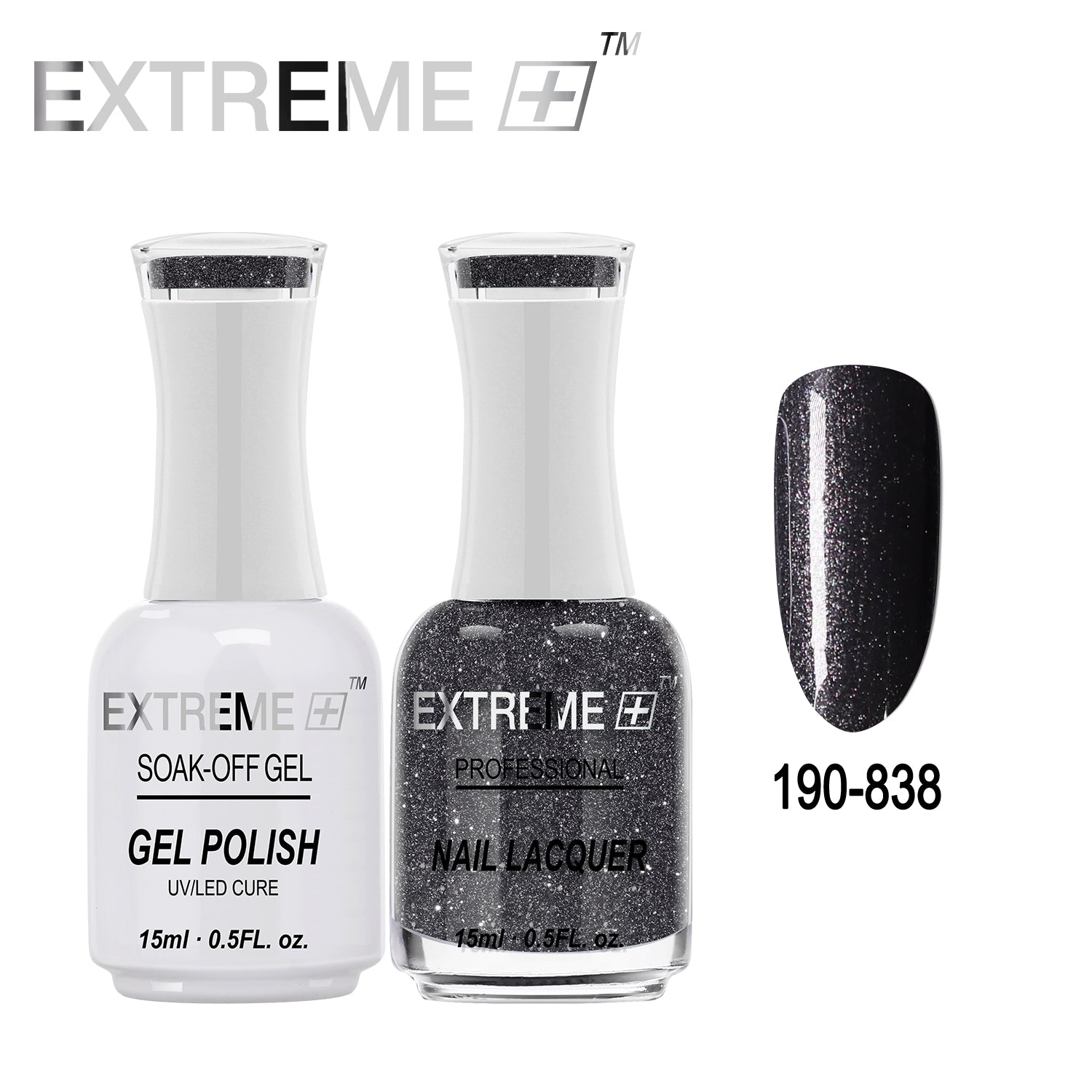 EXTREME+ All-in-One Gel Polish and Nail Lacquer Matching Duo #G190