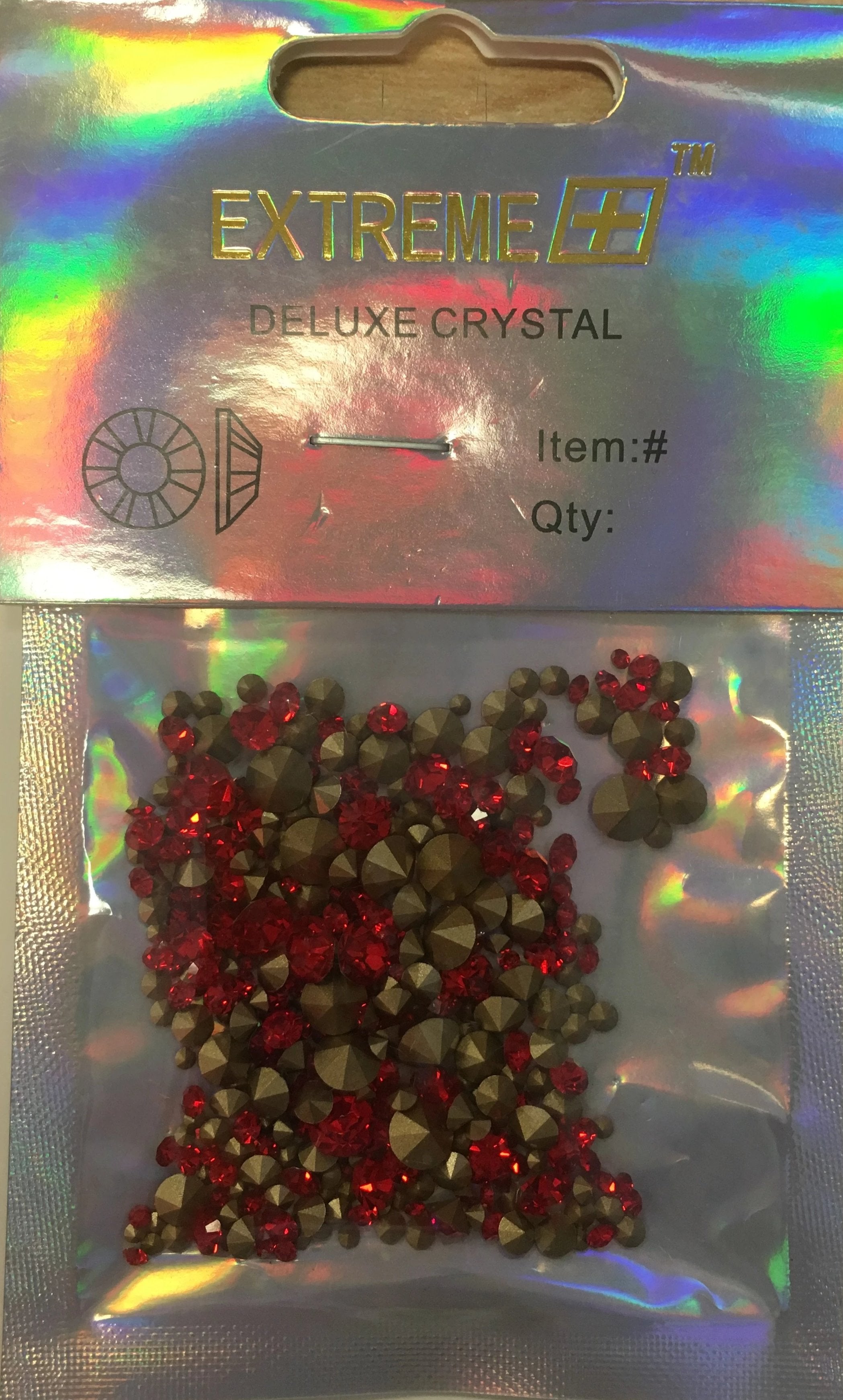 EXTREME+ Sharp Bottom Deluxe Crystal # 06 Red