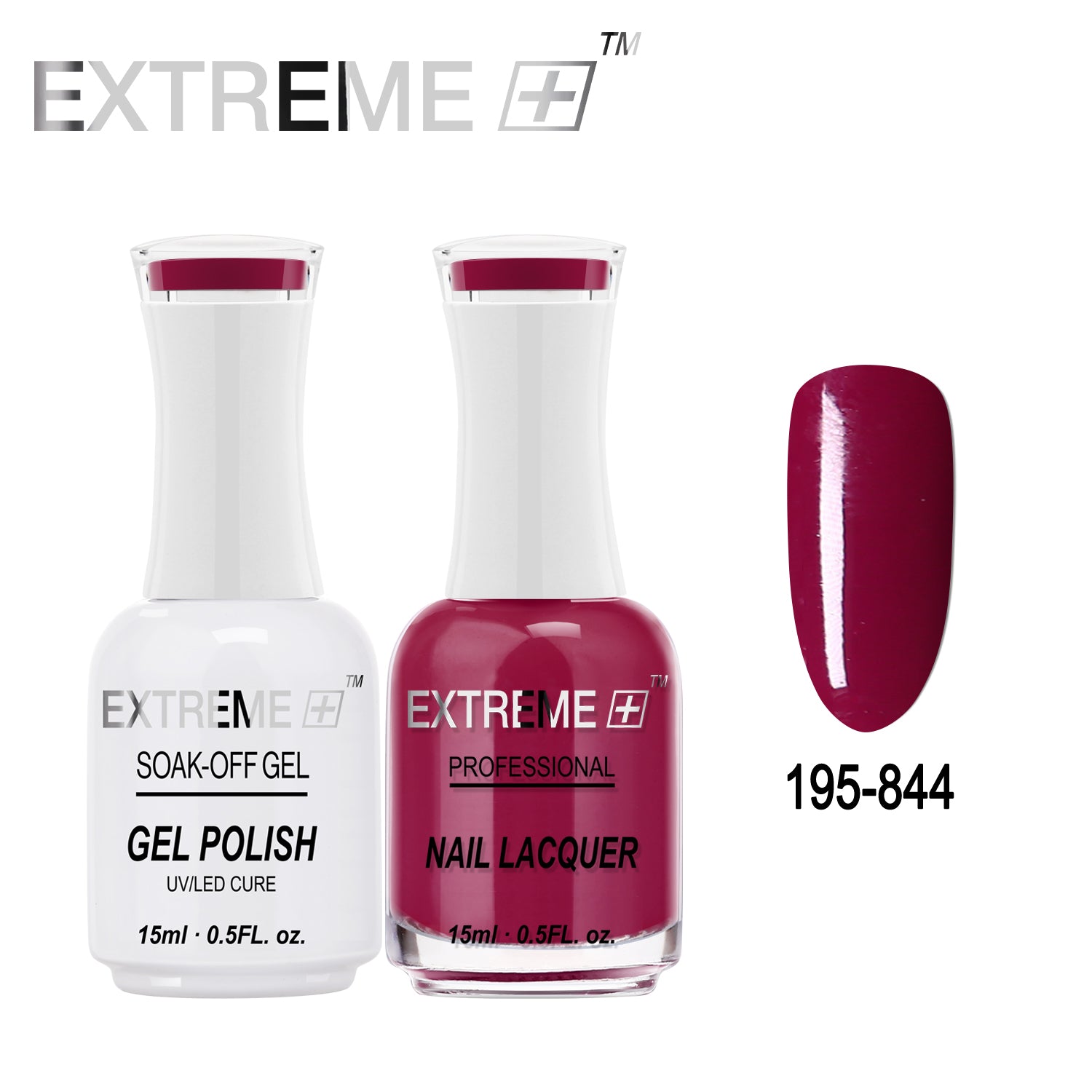 EXTREME+ All-in-One Gel Polish and Nail Lacquer Matching Duo #G195