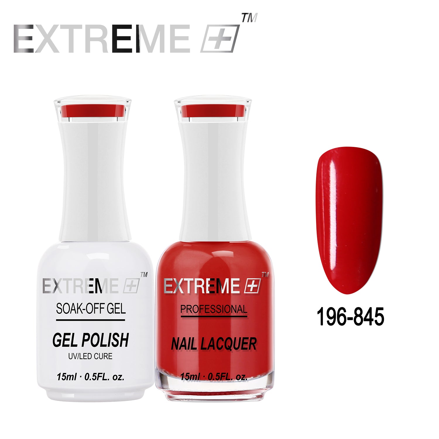 EXTREME+ All-in-One Gel Polish and Nail Lacquer Matching Duo #G196