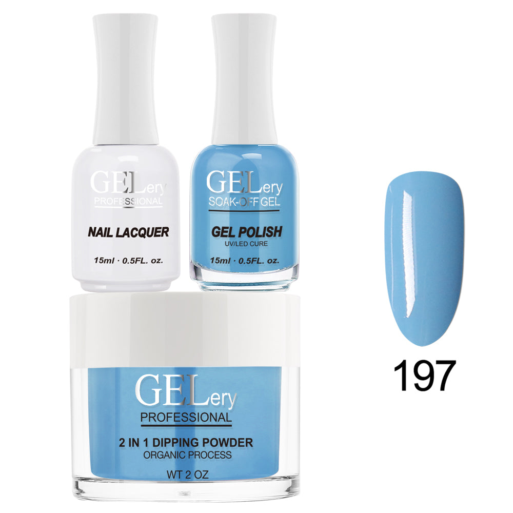 GELery 3 in 1 Trio Set - Gel, Lacquer, & Dip - #197