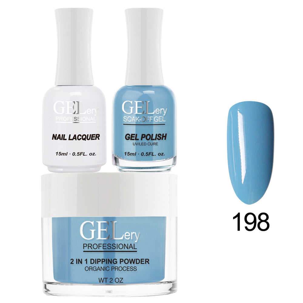 GELery 3 in 1 Trio Set - Gel, Lacquer, & Dip - #198