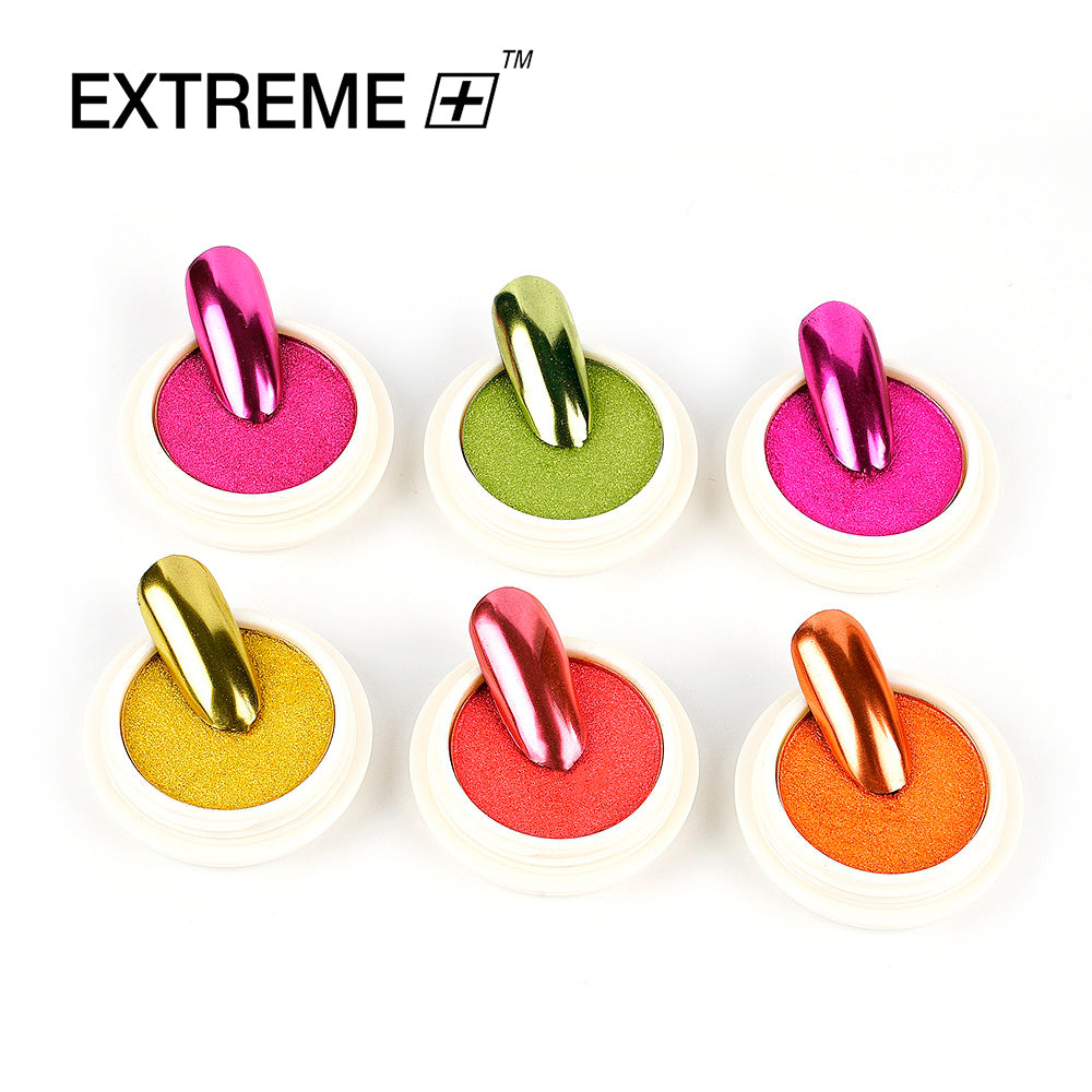 EXTREME+ Fluorescence Effect  Chrome Powder Kit 6 colors