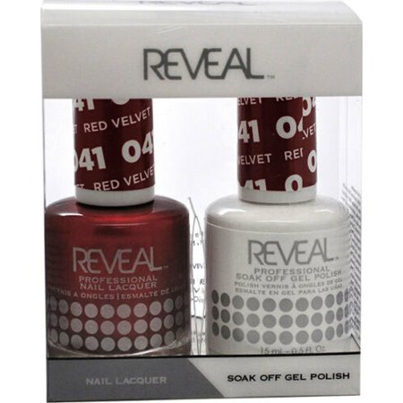 Reveal Duo Gel and Nail Lacquer Set - 041 Red Velvet