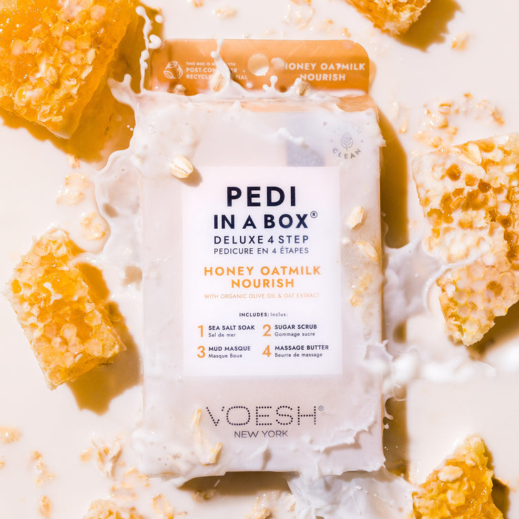 VOESH Deluxe Pedicure 4 Step - Honey Oatmilk Nourish