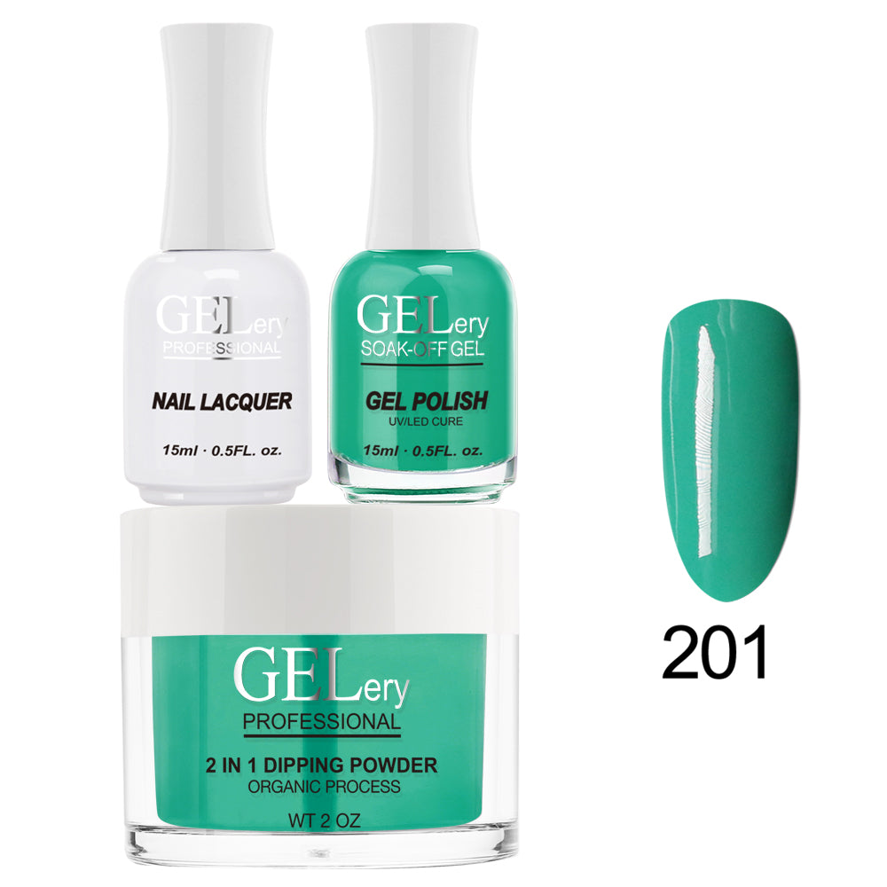 GELery 3 in 1 Trio Set - Gel, Lacquer, & Dip - #201