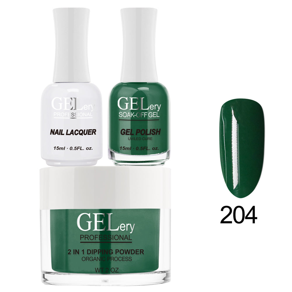 GELery 3 in 1 Trio Set - Gel, Lacquer, & Dip - #204