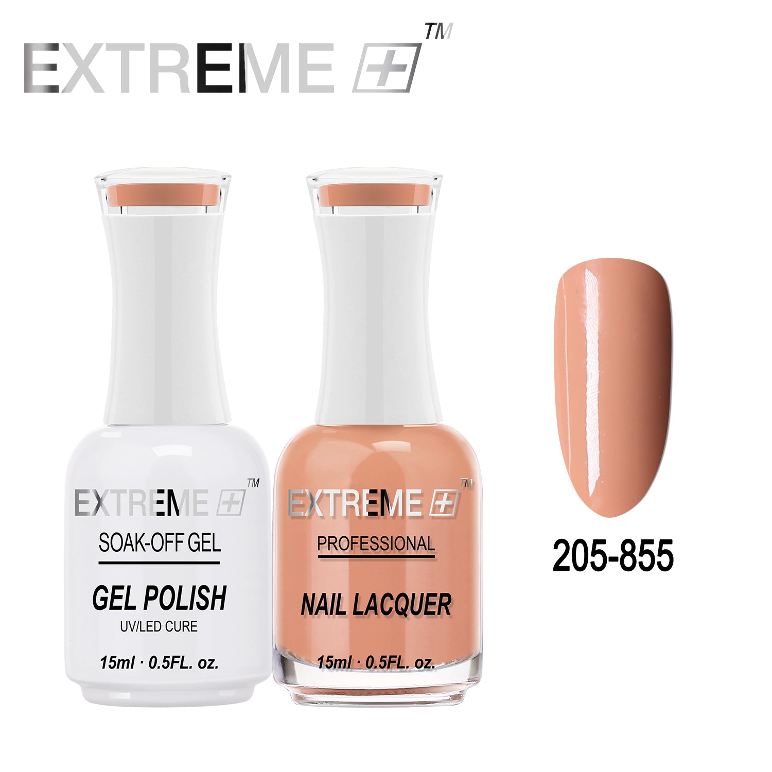 EXTREME+ All-in-One Gel Polish and Nail Lacquer Matching Duo #G205