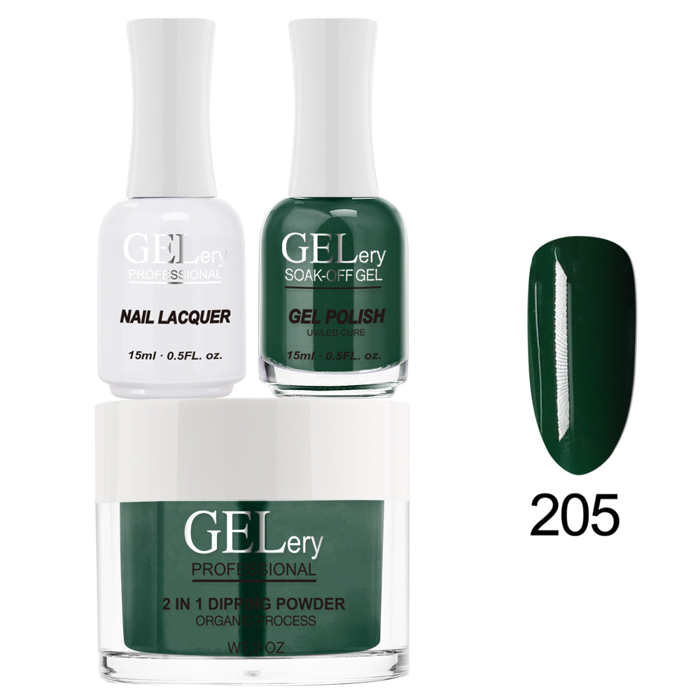 GELery 3 in 1 Trio Set - Gel, Lacquer, & Dip - #205