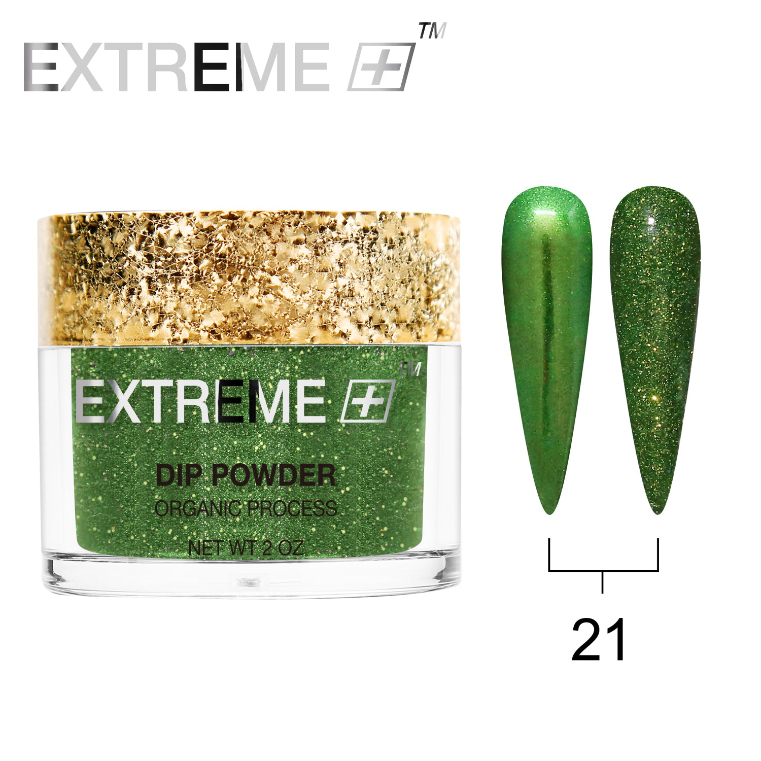 EXTREME+ Holo Chrome Dip Powder - #021