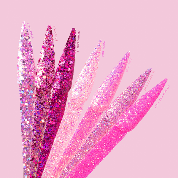 Kiara Sky Sprinkle On Glitter - SP263 - Fushia shock