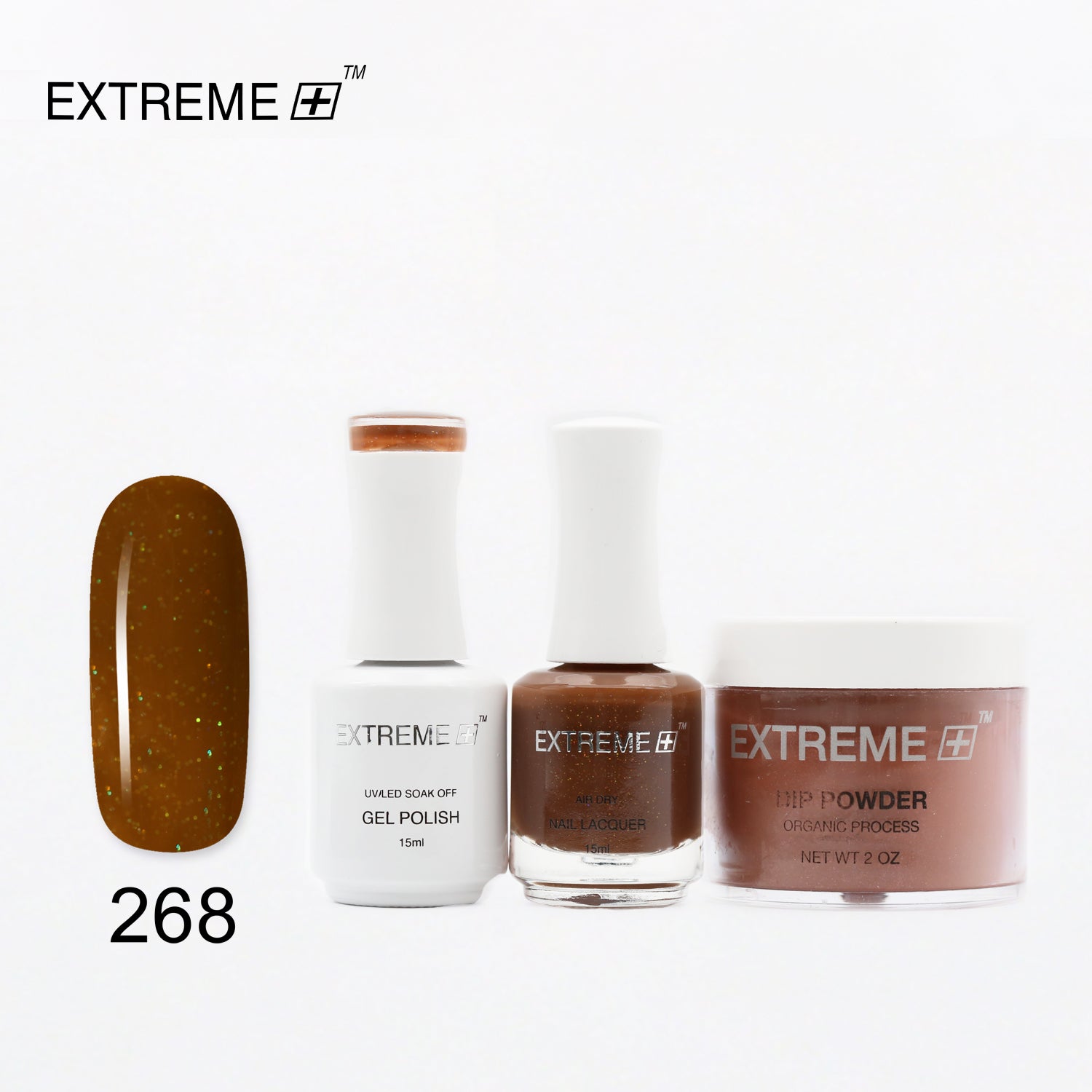 EXTREME+ 3 in 1 Combo Set - Gel, Lacquer, & Dip - #268