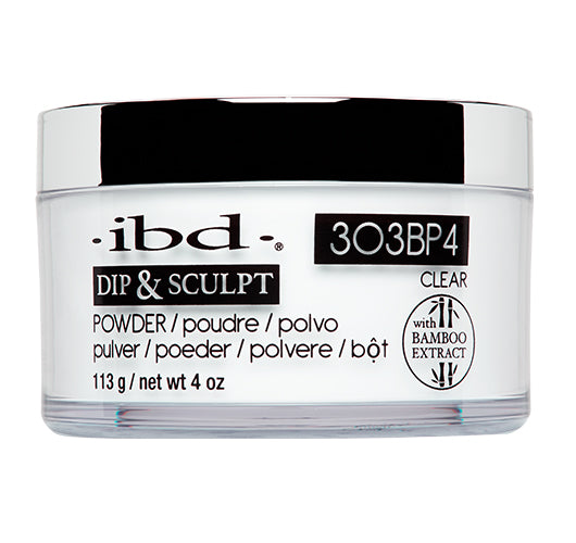 IBD Dipping Powder Pink & White 4 Oz - Clear 303BP4