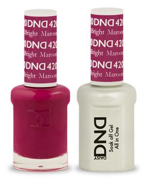 DND - Gel & Lacquer # 420 Bright Maroon