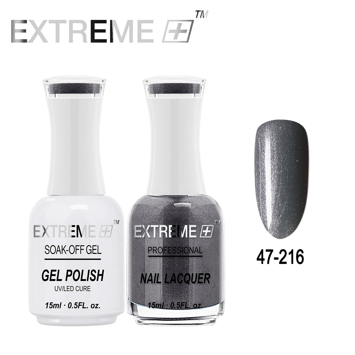 EXTREME+ All-in-One Gel Polish and Nail Lacquer Matching Duo #G047