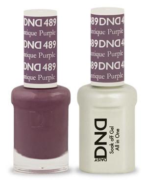 DND - Gel & Lacquer # 489 Antique Purple