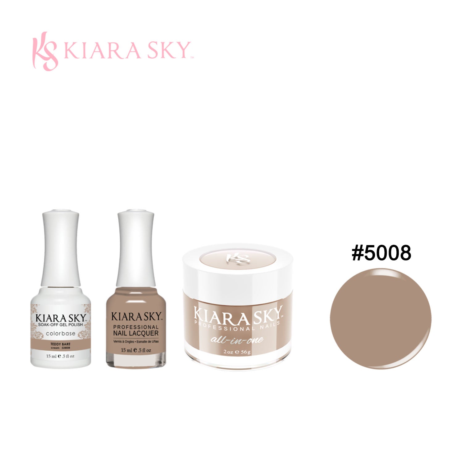 Kiara Sky All-in-One Trio - 5008 Teddy Bare