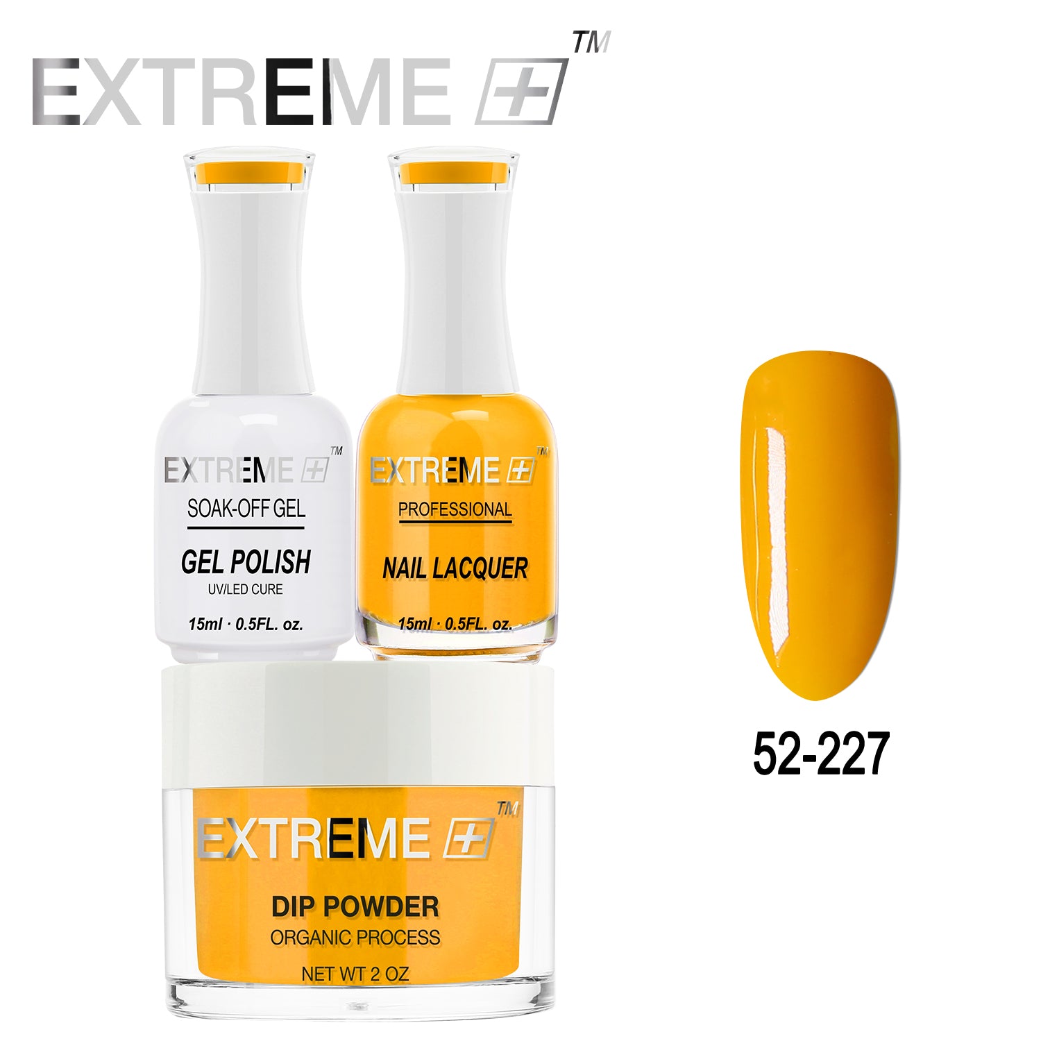 EXTREME+ All-in-One 3-in-1 Combo Set - Dip Powder, Gel Polish, and Nail Lacquer #052