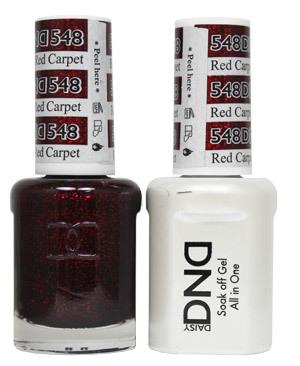 DND - Gel & Lacquer # 548 Red Carpet